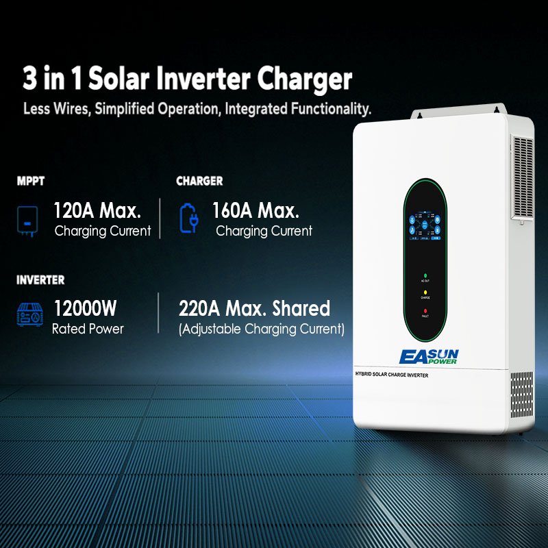 EASUN POWER US 12KW 12000W Ond - Grid Tie Inverter Limiter 2000W avis et prix