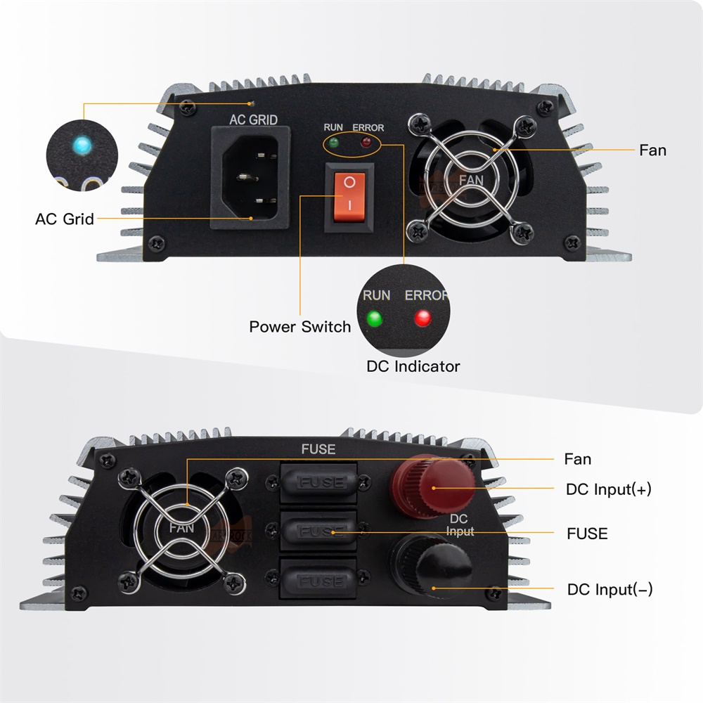 Micro-onduleur solaire MPPT 14 - Micro Inverter 1400W Solar Grid Tie avis et prix